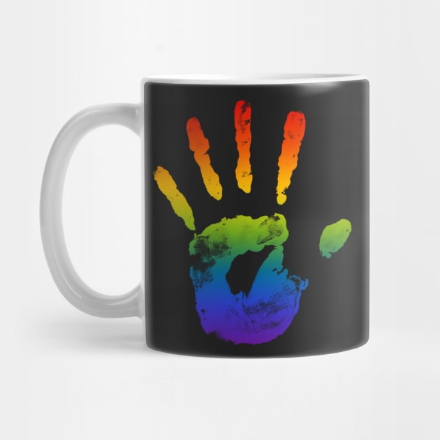 Gay Handprint by Ryot